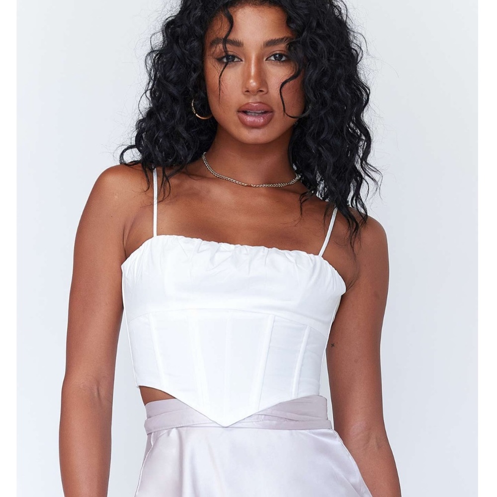 Princess Polly white corset top